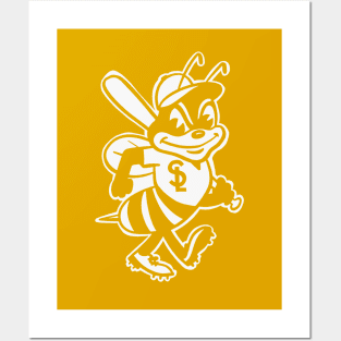 Salt Lake Bees Mascot Posters and Art